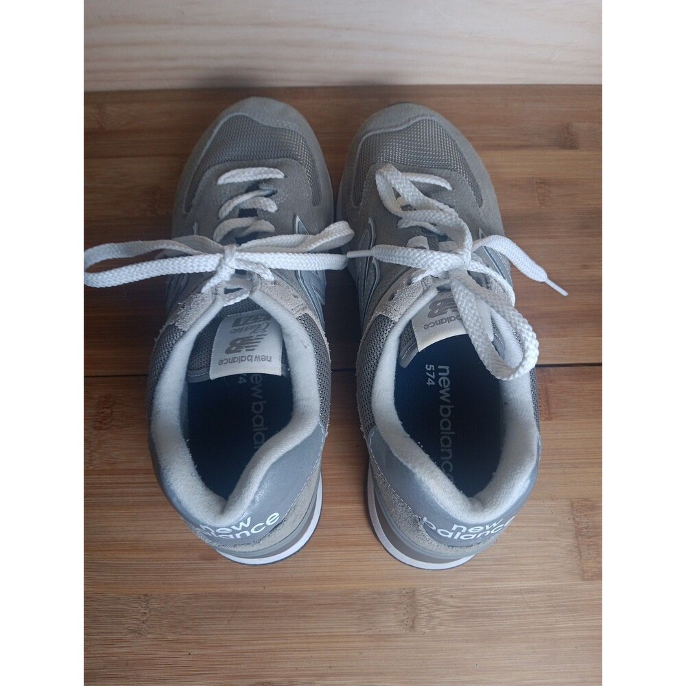 New Balance 574 Core Grey/White Size 7.5 MENS - EUC - Picture 8 of 16